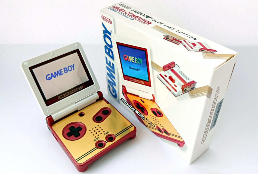 GBA SP ゲームボーイアドバイスSP ファミコンカラー＋ファミコン