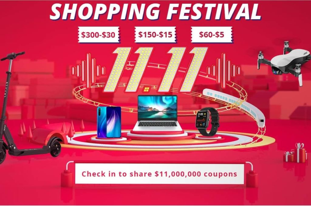 GeekBuying 独身の日セール