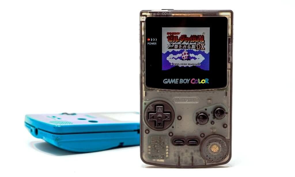 ゲームボーイカラー バックライト GBC クリアブルー