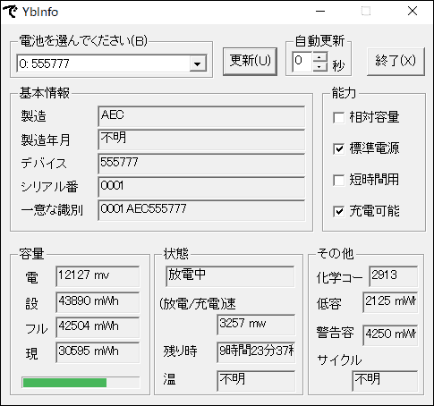 GPD WIN3　ベンチマーク