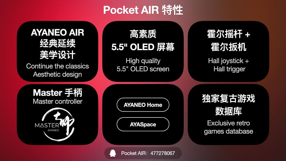 AYANEO Pocket AIR　特徴