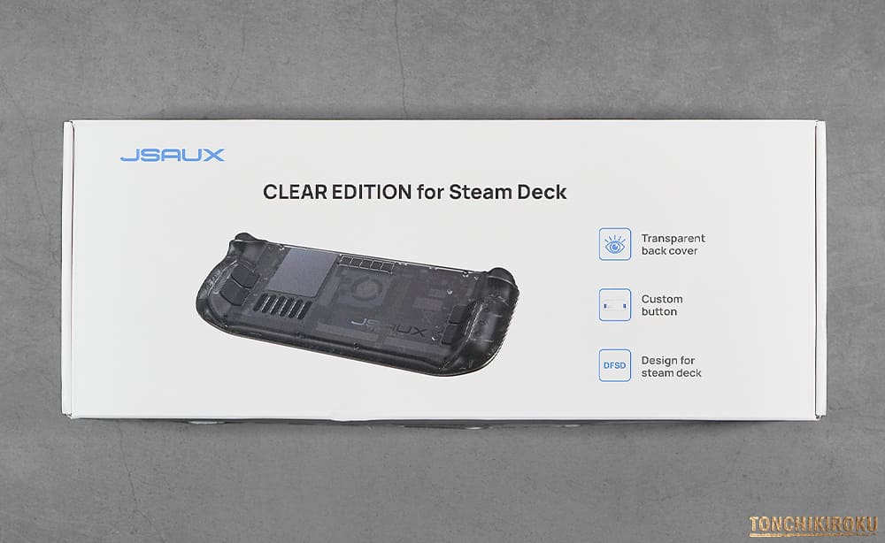 Transparent Back Plate for Steam Deck