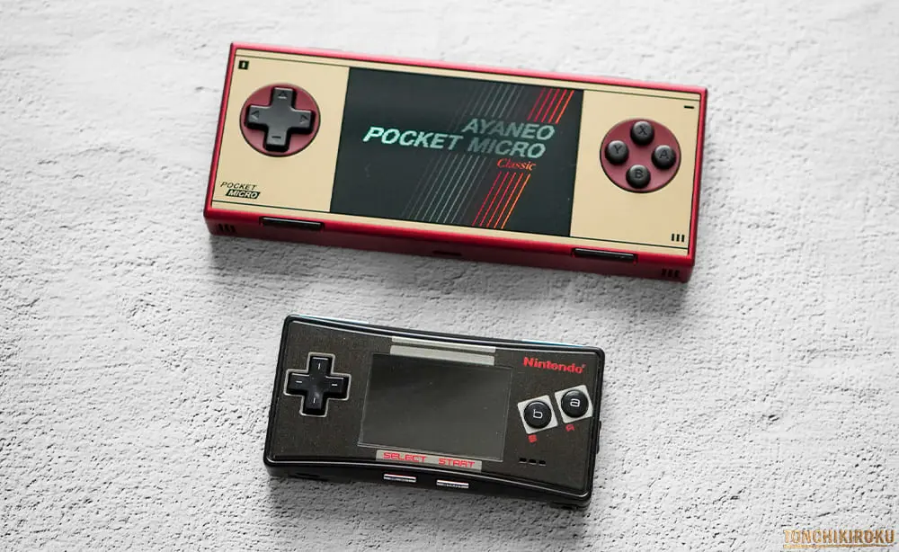 AYANEO Pocket MICRO Classic サイズ感