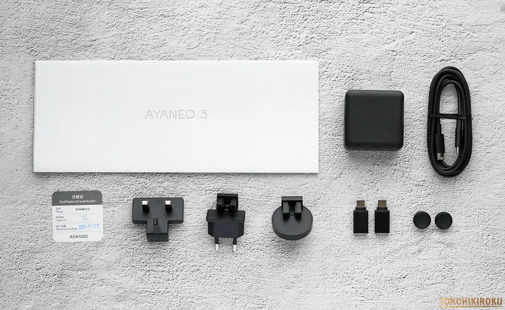 AYANEO 3 付属品