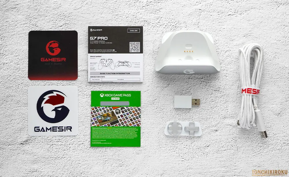 GameSir G7 Pro 付属品