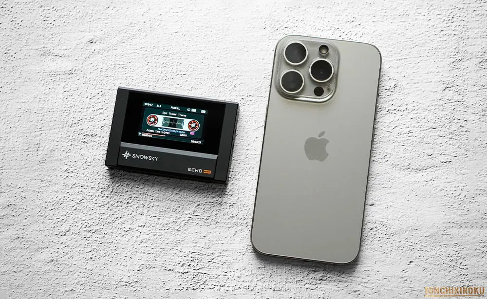 Fiio Snowsky ECHO MINI　サイズ感