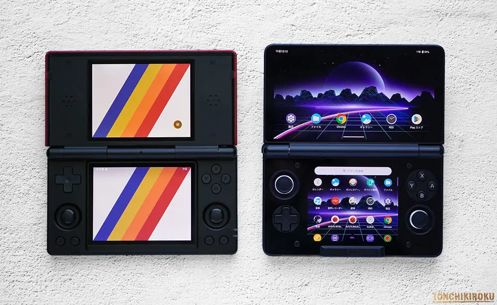 ANBERNIC RG DS サイズ感