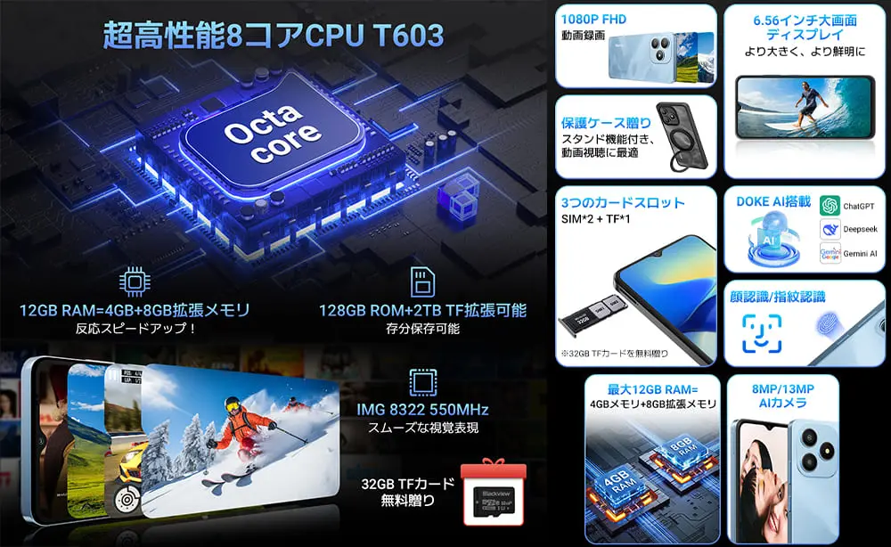 Blackview Wave9C スペック