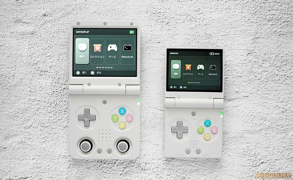 Miyoo Mini Flip　サイズ感