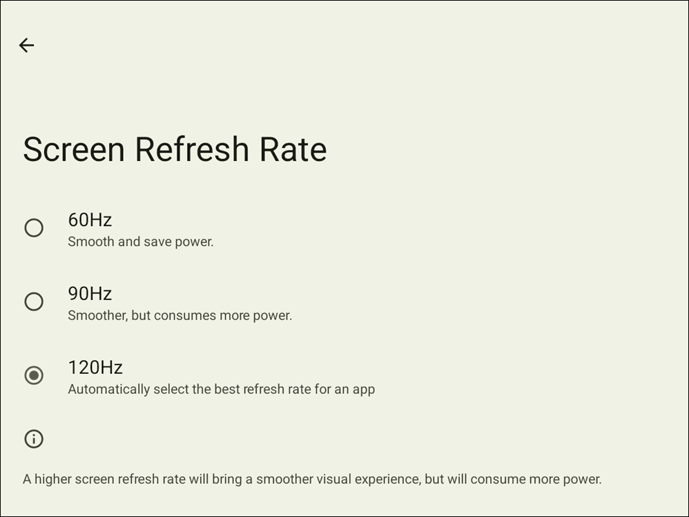 ANBERNIC RG477V リフレッシュレート