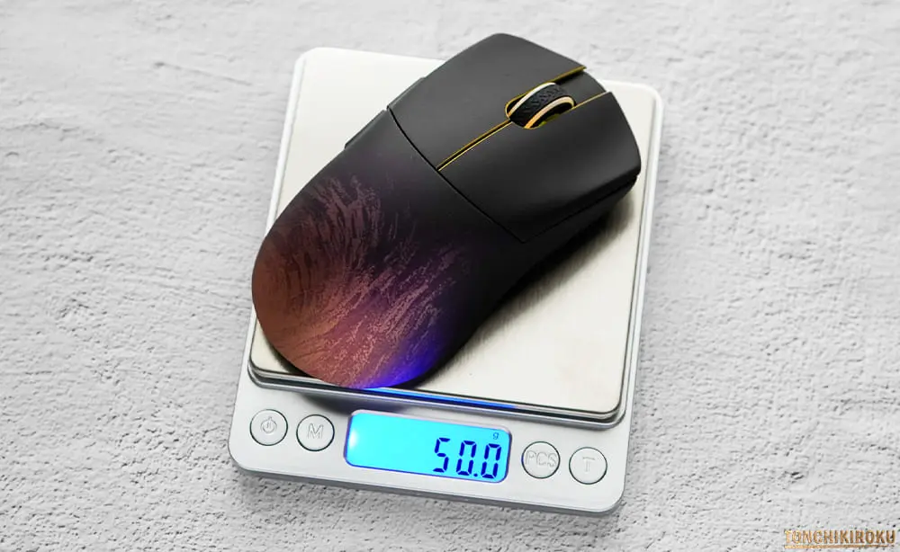 WLMOUSE HUAN　大きさ・重さ