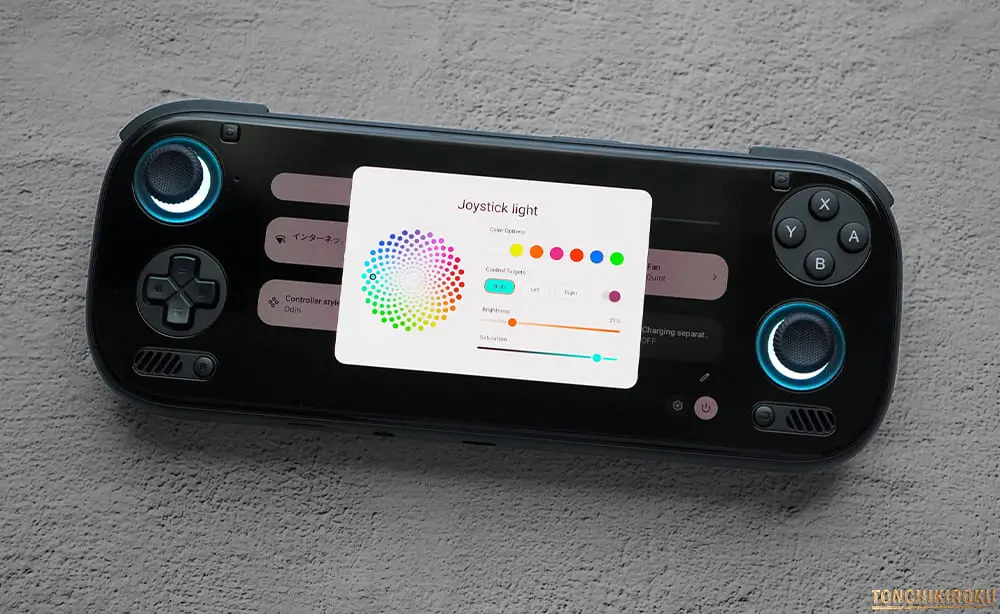 AYN Odin3　RGBライトエフェクト