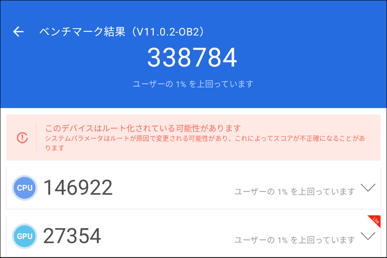 MagicX One 35　ベンチマーク