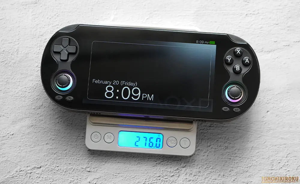 ANBERNIC RG VITA　大きさ・重さ