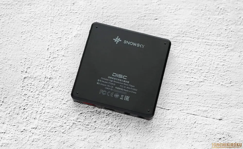 FiiO Snowsky Disc　ビルドクオリティ