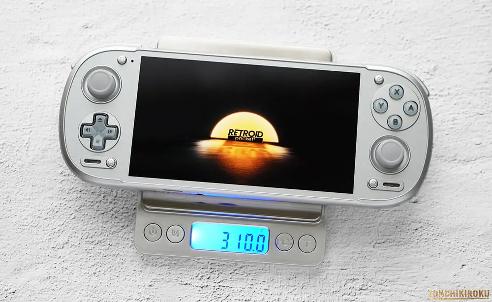 Retroid Pocket 6　大きさ・重さ