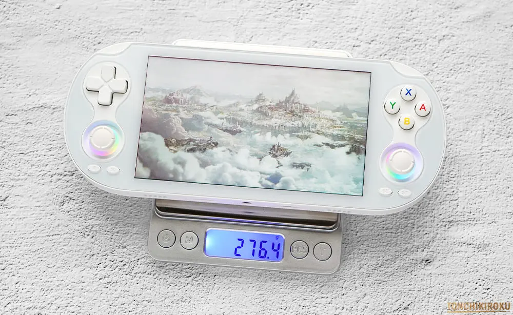 ANBERNIC RG VITA Pro　大きさ・重さ