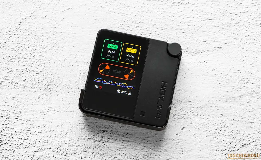 HiBy W4 音量ロック解除