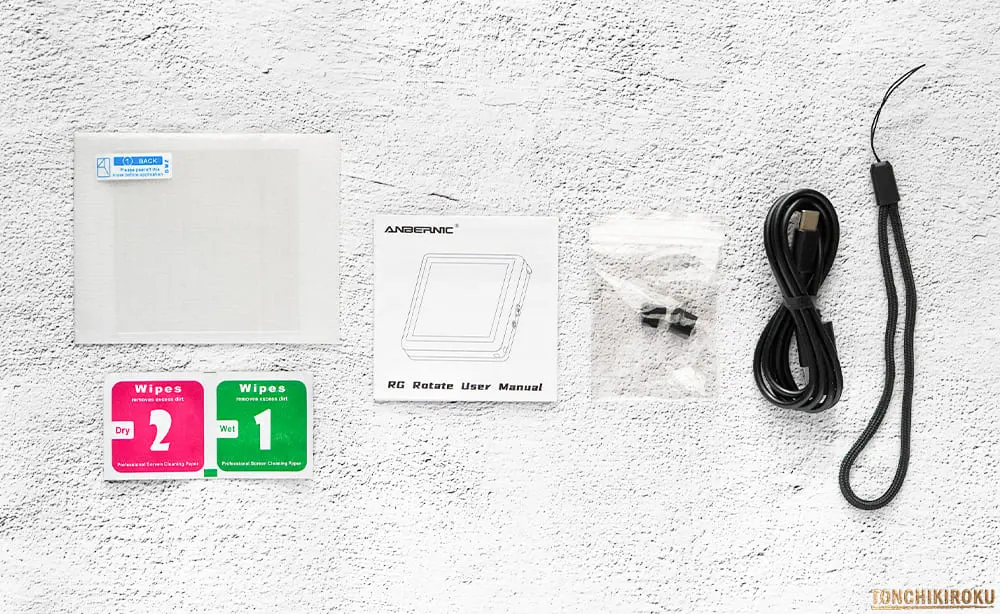ANBERNIC RG Rotate　付属品